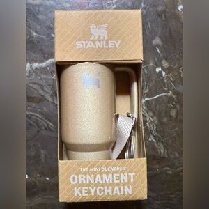 Stanley Metallic Gold Mini Quencher Ornament Keychain